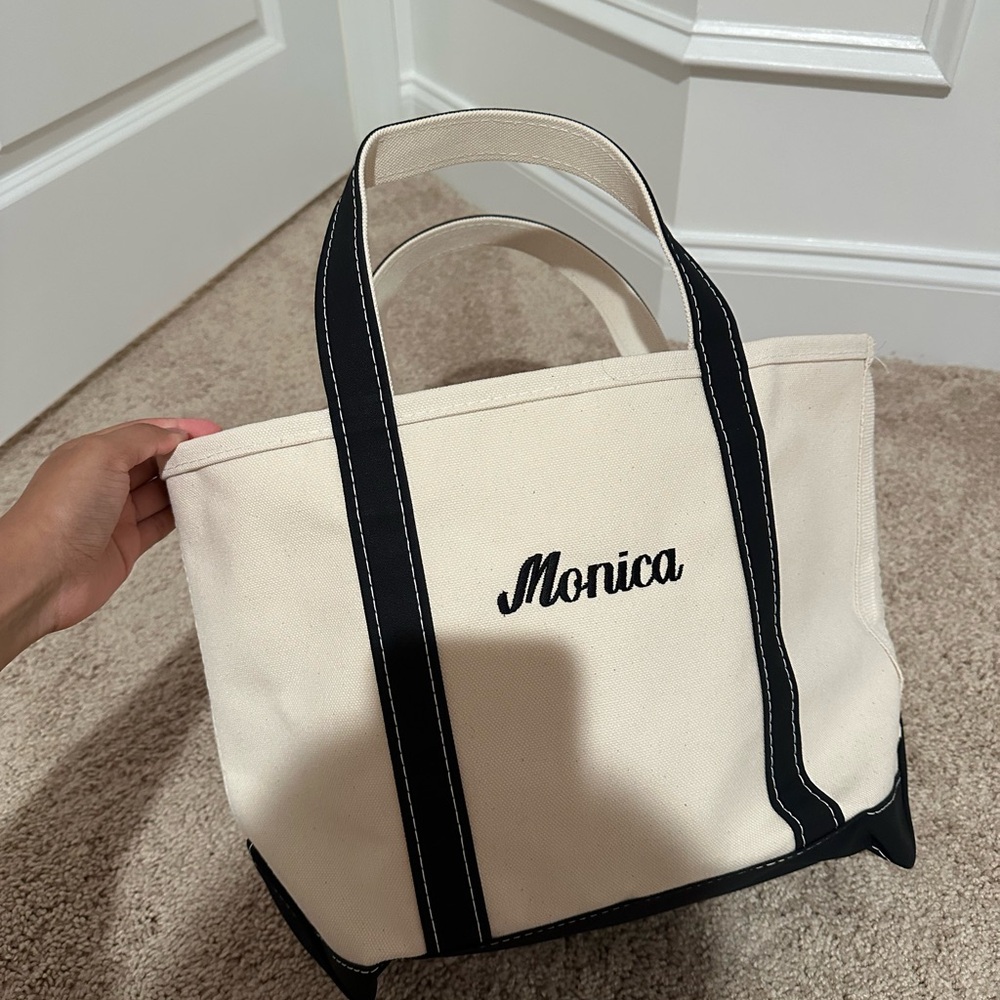NEW LL BEAN MEDIUM OPEN TOP BOTE AND TOTE BAG